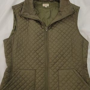 Cremieux olive vest